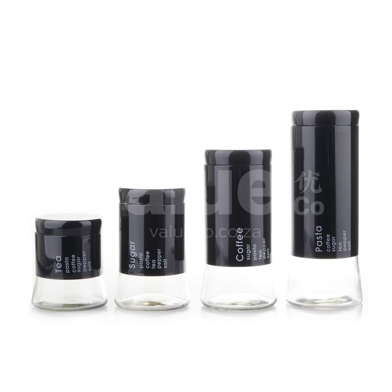 Totally Home Glass Canister Set 4’S – Value Co – South Africa