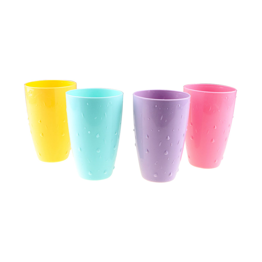 PLASTIC CUPS DOTTED 4PC 105013 Value Co Online Shopping South Africa