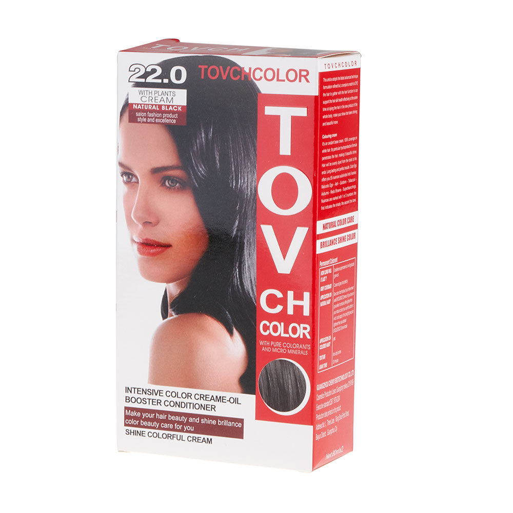 Tovch Colour Hair Dye Natural Black - Value Co - South Africa