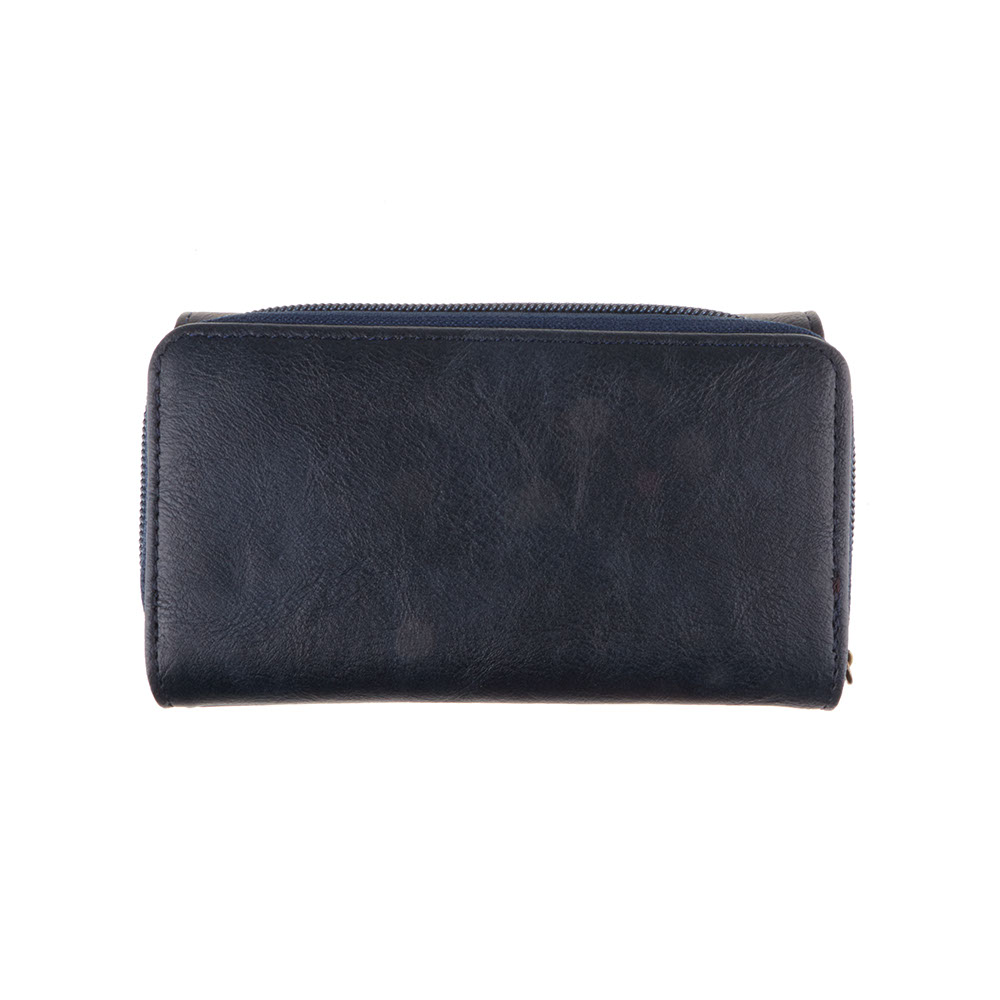 Cotton Road Wallet PU Leather Heart – Navy – Value Co – South Africa
