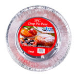 Aluminium 3Pc Deep Pie Pans
