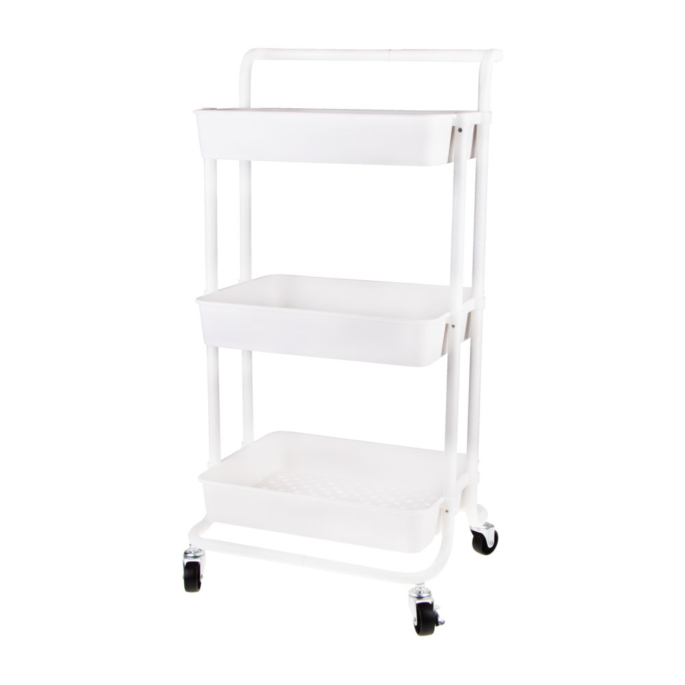 White Multi-functional Plastic Cart – Value Co – South Africa